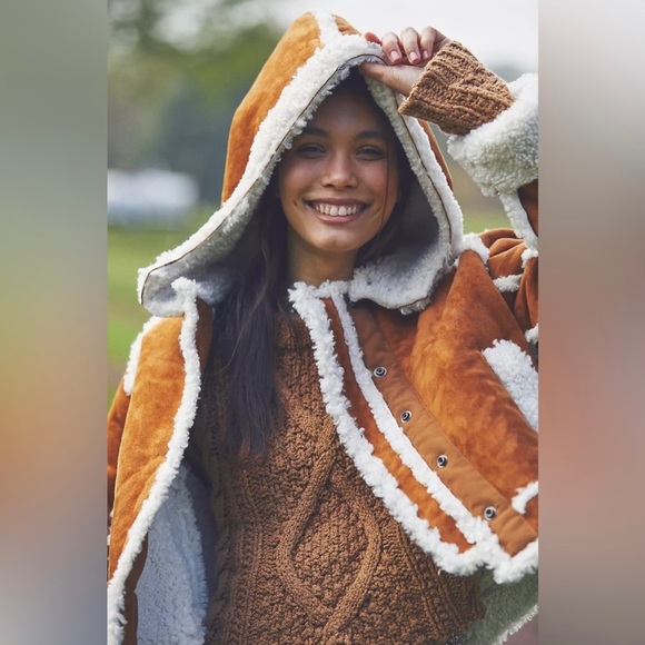 NWT Free People Vegan Exchange Shearling Jacket - S, M & L - Picture 9 of 10